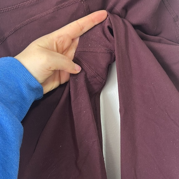Lululemon High Times leggings Wrap Mesh in Bordeaux Drama size 4 - Picture 11 of 11